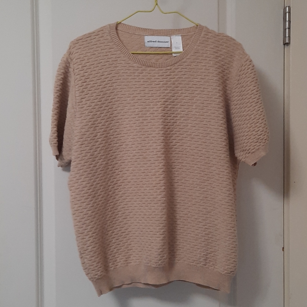 Tan textured sweater